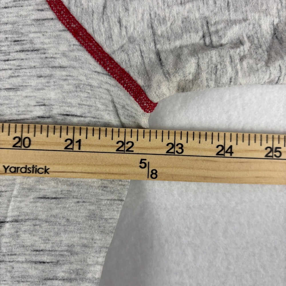 American Eagle Outfitters, Men’s T-Shirt, Red & Gray, Henley, Size L Classic Fit - Picture 8 of 10